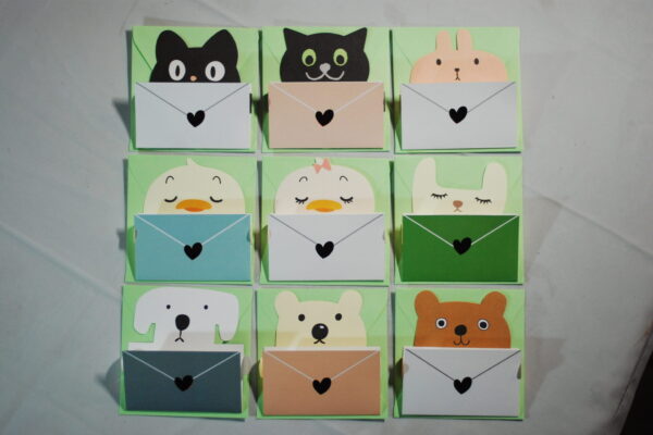 Card set - Jungle Joy - Set of 9 Animal