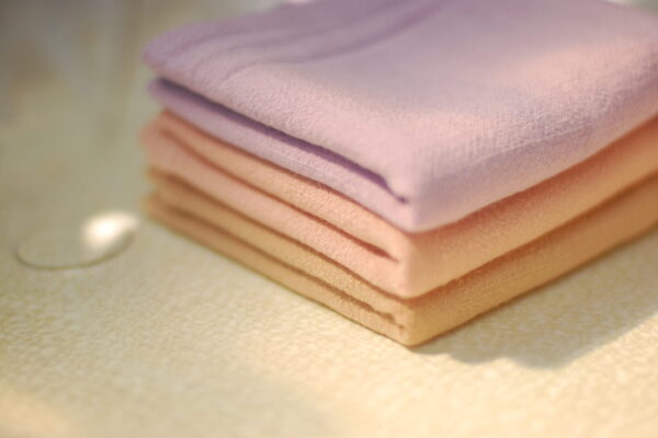 Tea towel set - Earthy Elegance - Cotton Linen, Sand/Blush/Lavender, Pack of 3