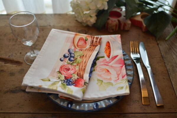 Tea Towel set - The Spring Picnic Collection - Pack of 2 - Image 3