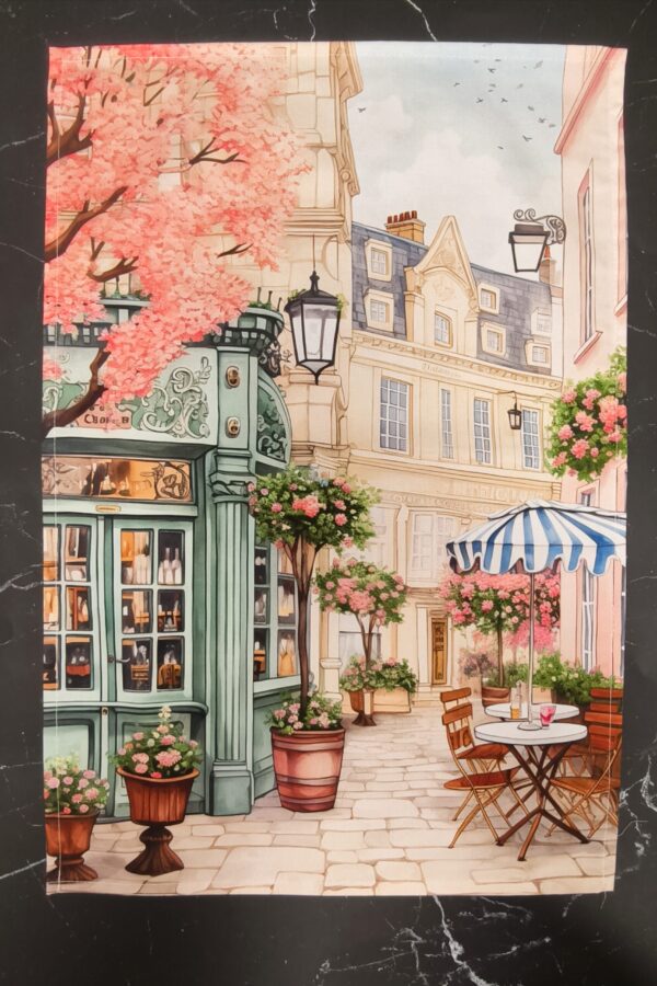 Tea Towel set - The Blooming Streets Spring Collection - Pack of 4 - Image 6