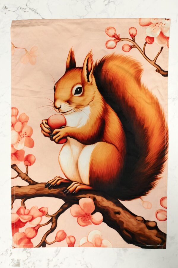 Tea Towel set - The Seasons of Willow the Squirrel Collection - Pack of 4 - Image 5