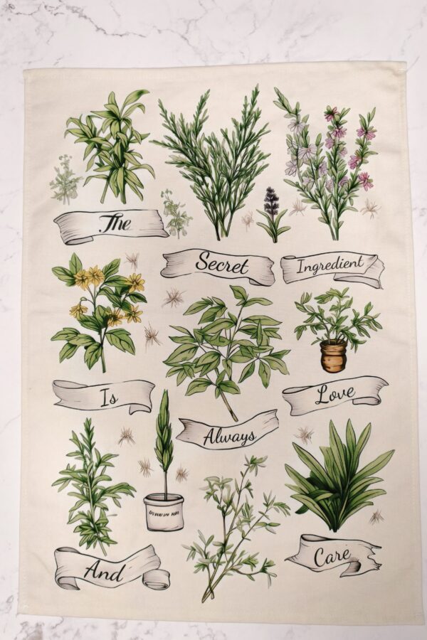 Tea Towel - Herbal Elegance - Thick - Image 6