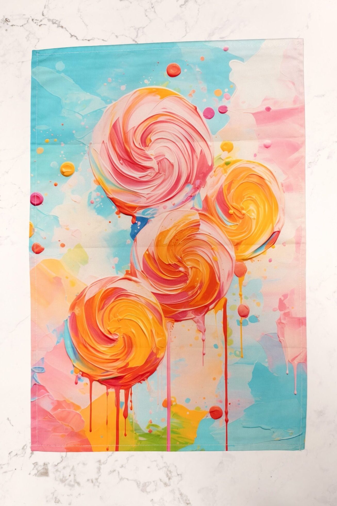 Tea Towel - Swirls of Joy - Image 4