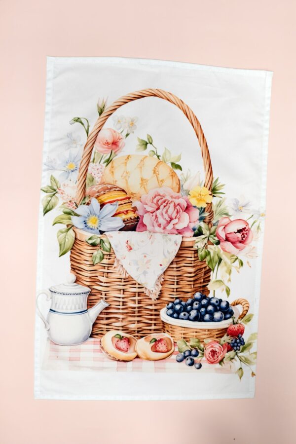Tea Towel set - The Spring Picnic Collection - Pack of 2 - Image 6