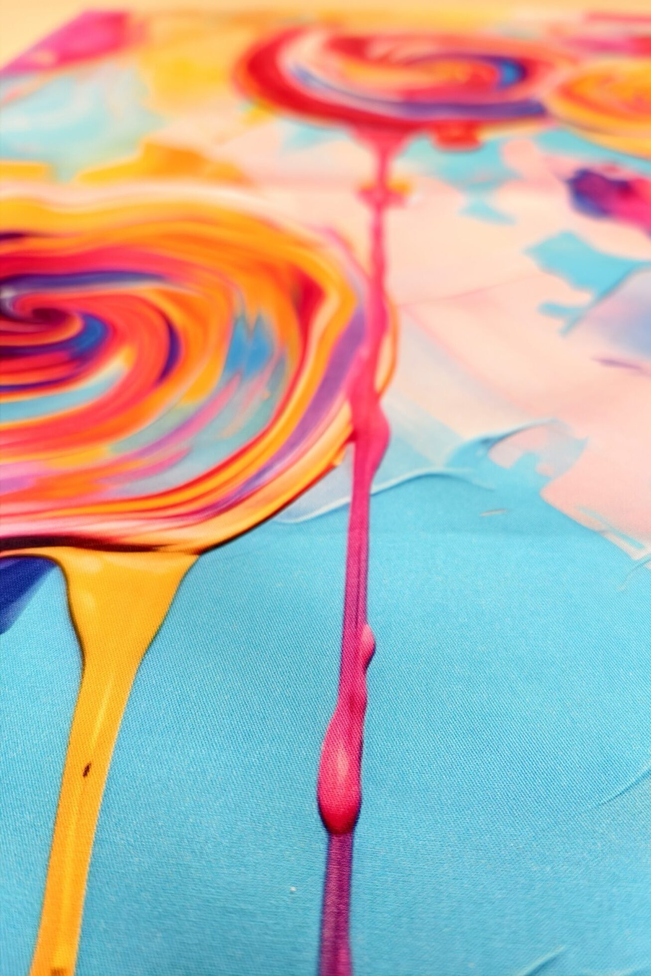 Tea Towel - Whirls of Color - Image 6