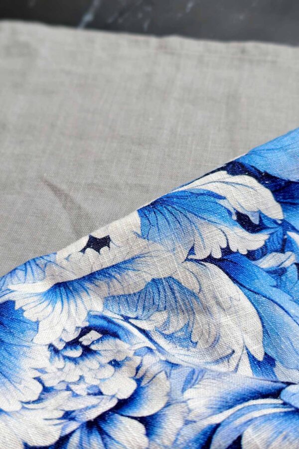 Single Napkin & Linen Placemat Set (Single Set) – Whisper of Spring - Image 3
