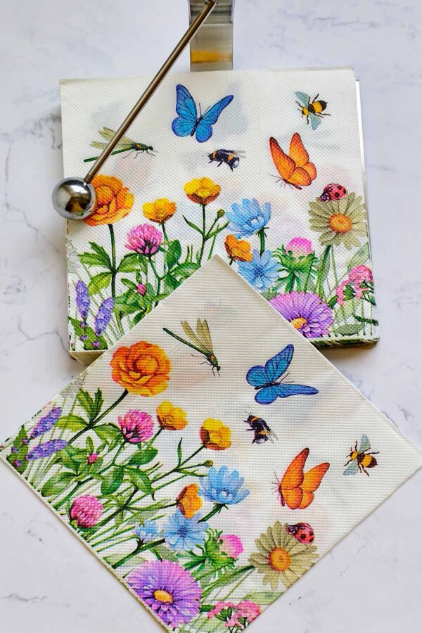 Paper Napkin – Butterfly Bliss - Image 11