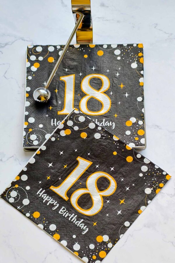 Paper Napkin – Birthday Sparkle - Image 3