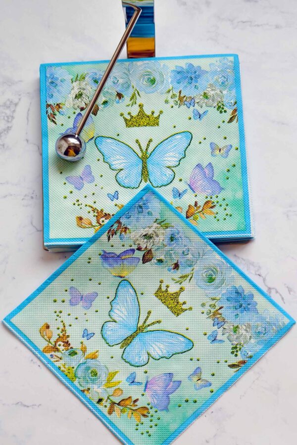 Paper Napkin – Butterfly Bliss - Image 3