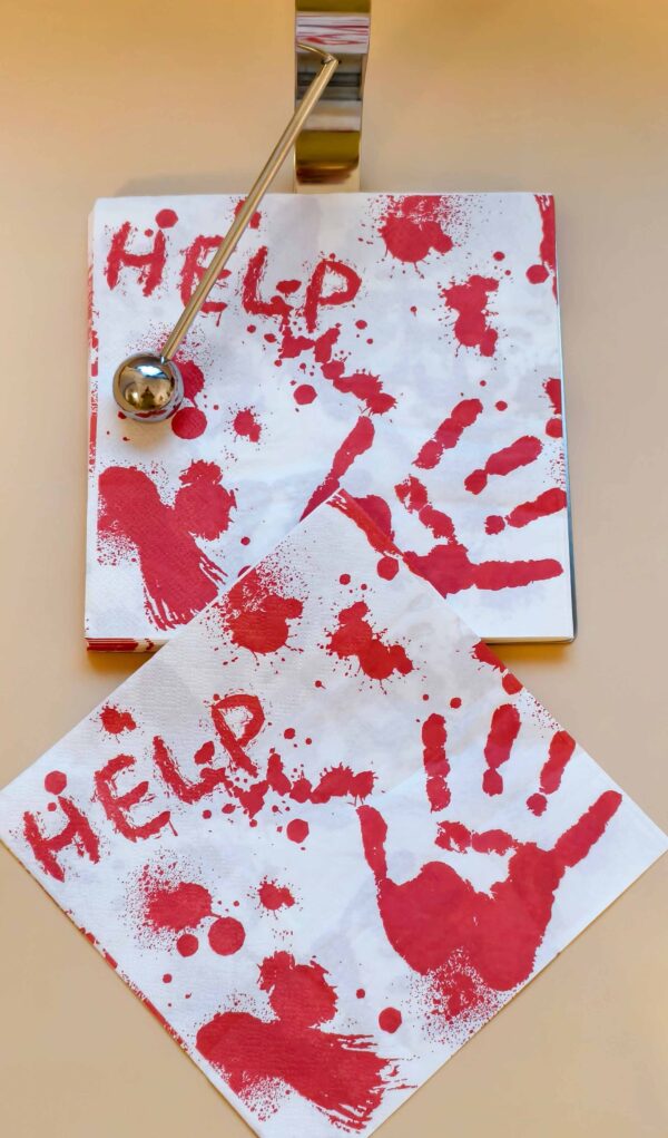 Paper Napkin – Spooky Skulls - Image 2