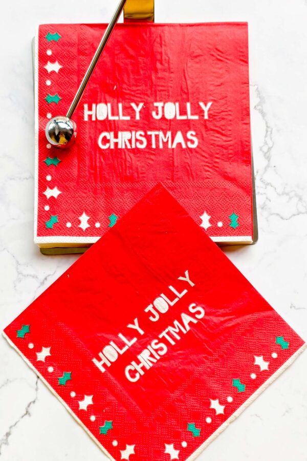 Paper Napkin – Christmas Red - Image 3