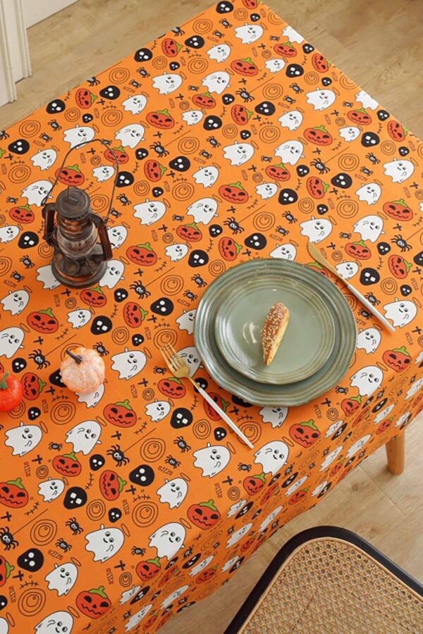 Tablecloth – Pumpkin Ghosts - Image 5