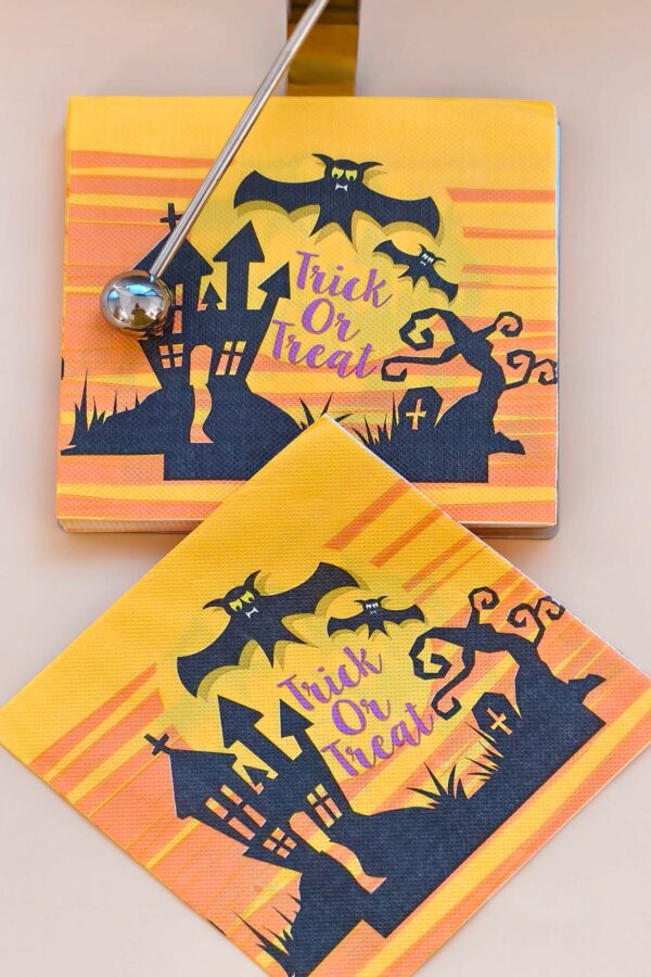 Paper Napkin – Halloween Pumpkins & Ghosts - Image 9