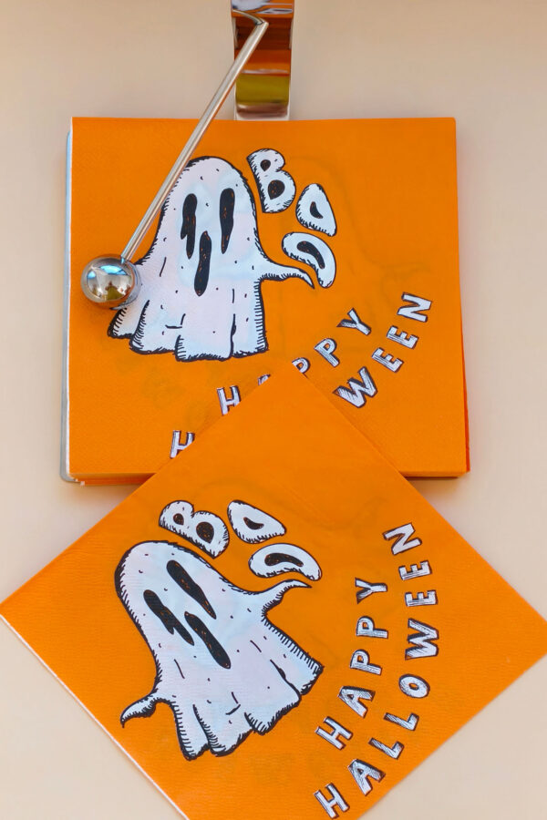Paper Napkin – Halloween Pumpkins & Ghosts - Image 10