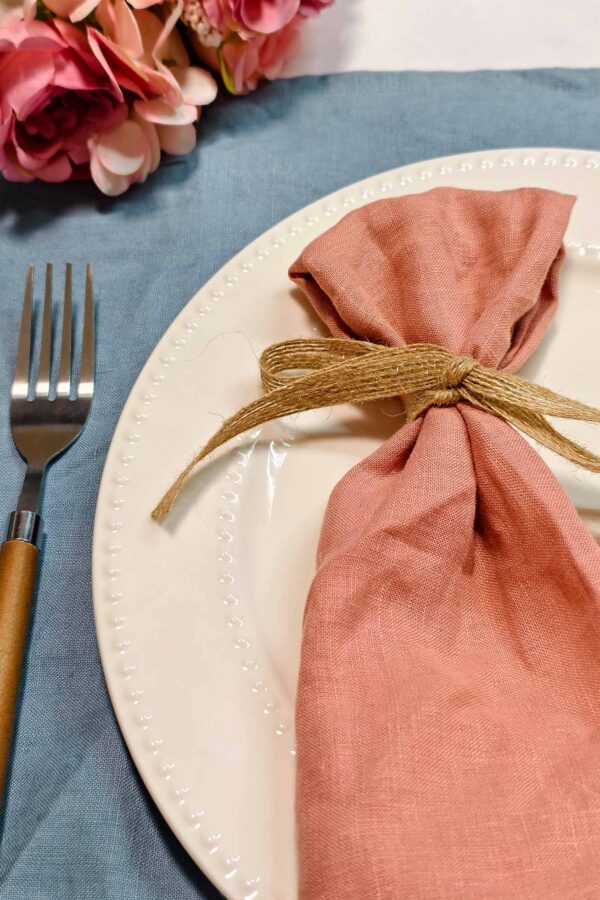 French Linen Napkin - Afternoon Tea - Image 4