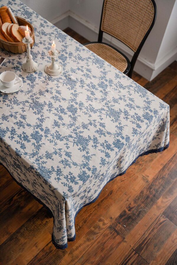 Tablecloth – Blue Vine - Image 3