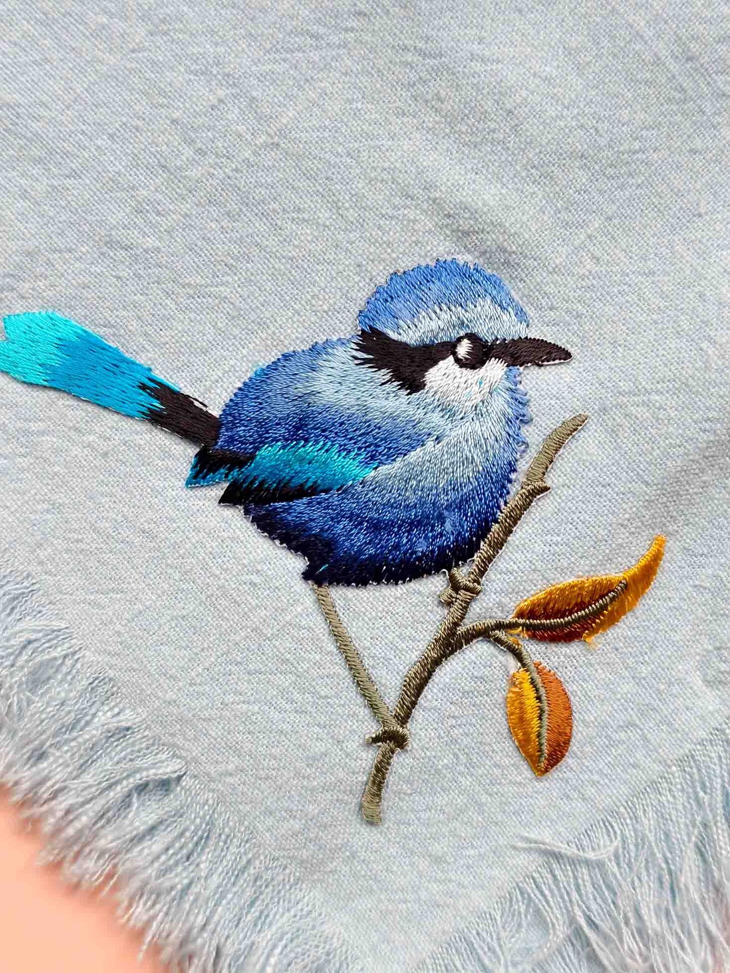 Applique Napkin – Cheerful Bird - Image 7