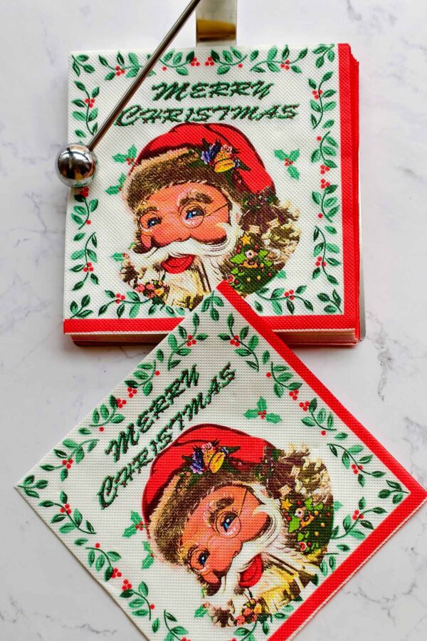Paper Napkin – Santa Claus - Image 11