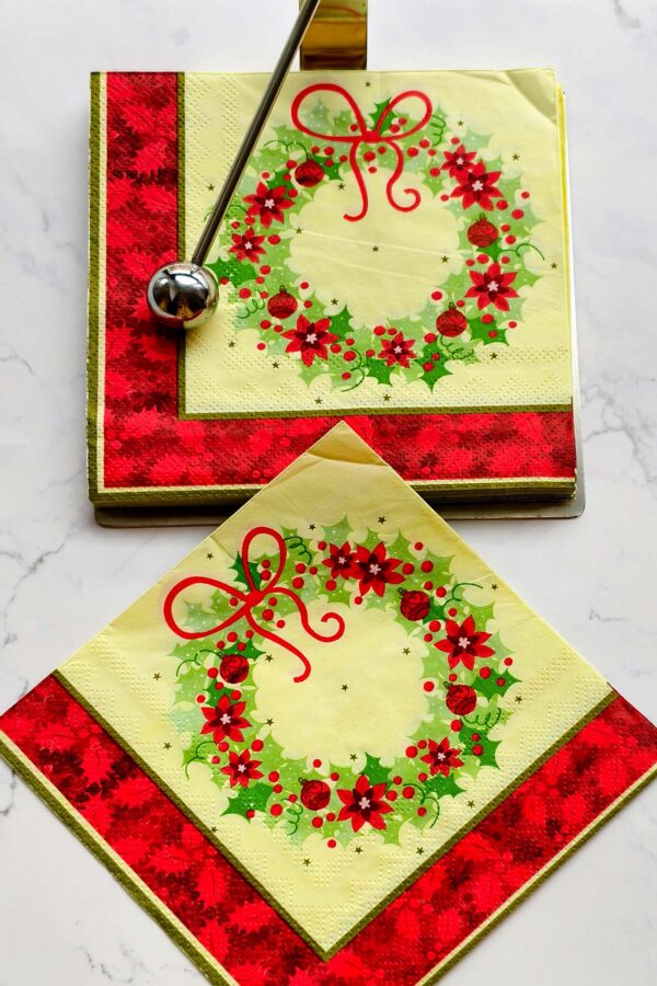 Paper Napkin – Christmas Symmetry - Image 15