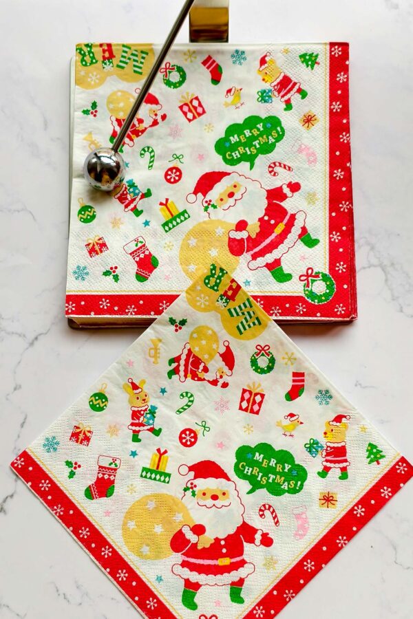 Paper Napkin – Christmas Symmetry - Image 3