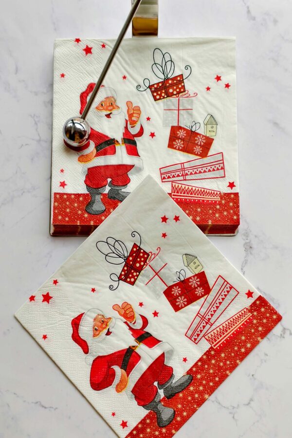 Paper Napkin – Santa Claus - Image 3