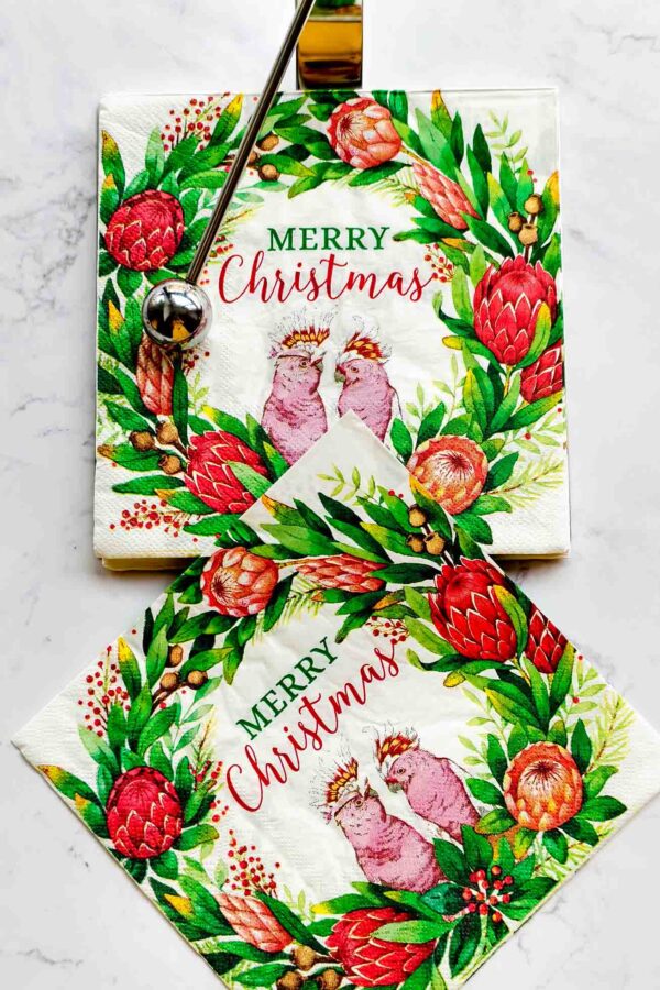 Paper Napkin – Christmas Words - Image 4