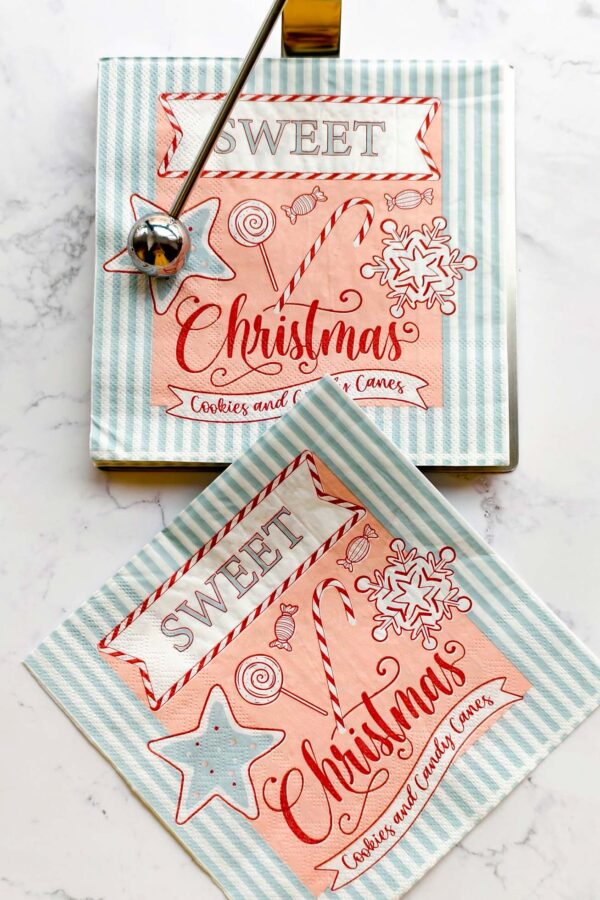 Paper Napkin – Christmas Words - Image 5