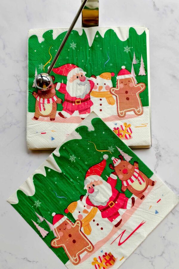 Paper Napkin – Santa Claus - Image 5