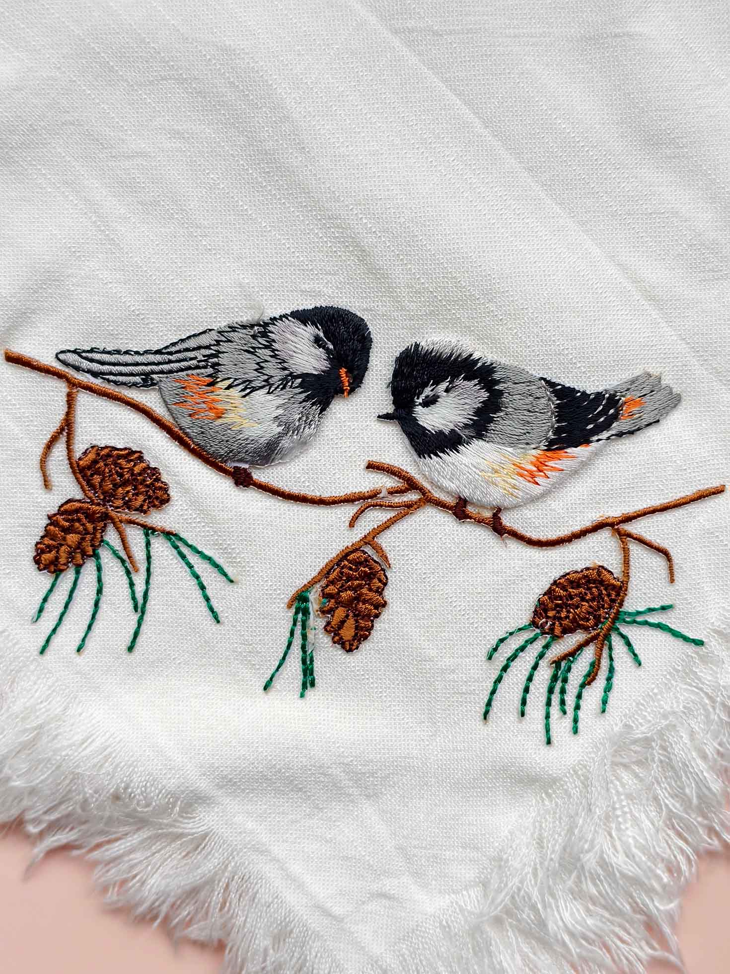 Applique Napkin – Cheerful Bird - Image 11