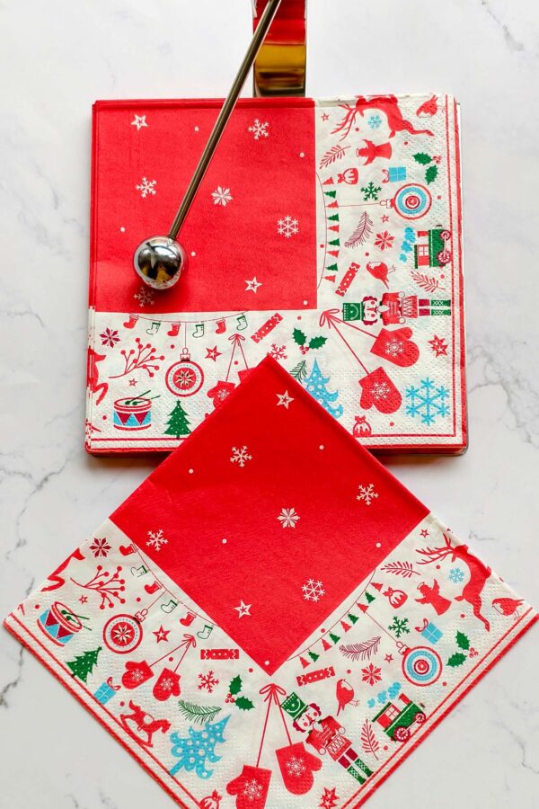 Paper Napkin – Christmas Symmetry - Image 7