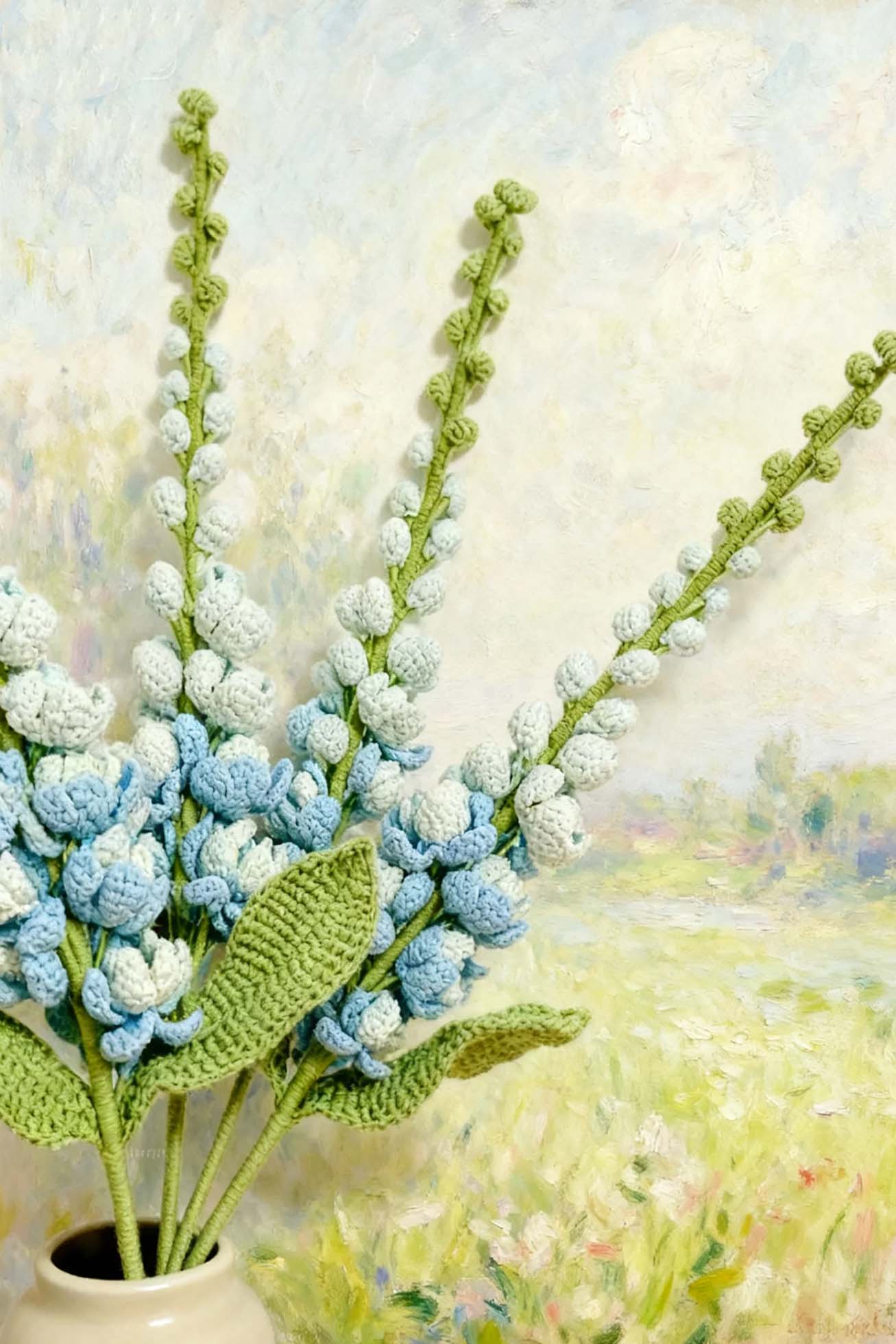 Crochet Delphinium - Image 4