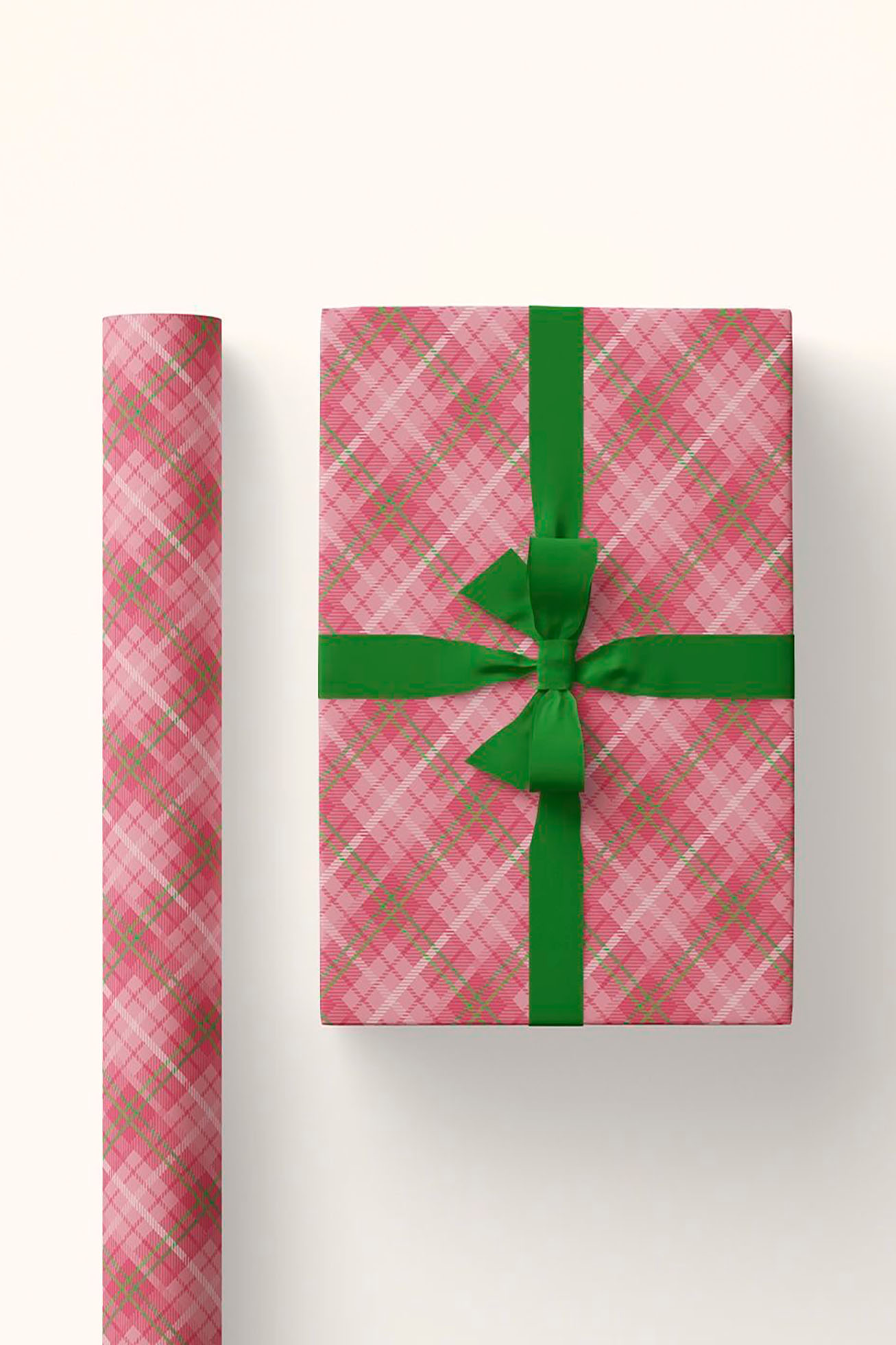 Wrapping Paper – Berry Plaid