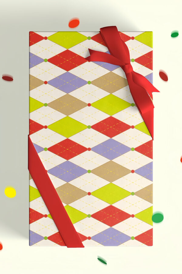 Wrapping Paper – Harlequin Joy