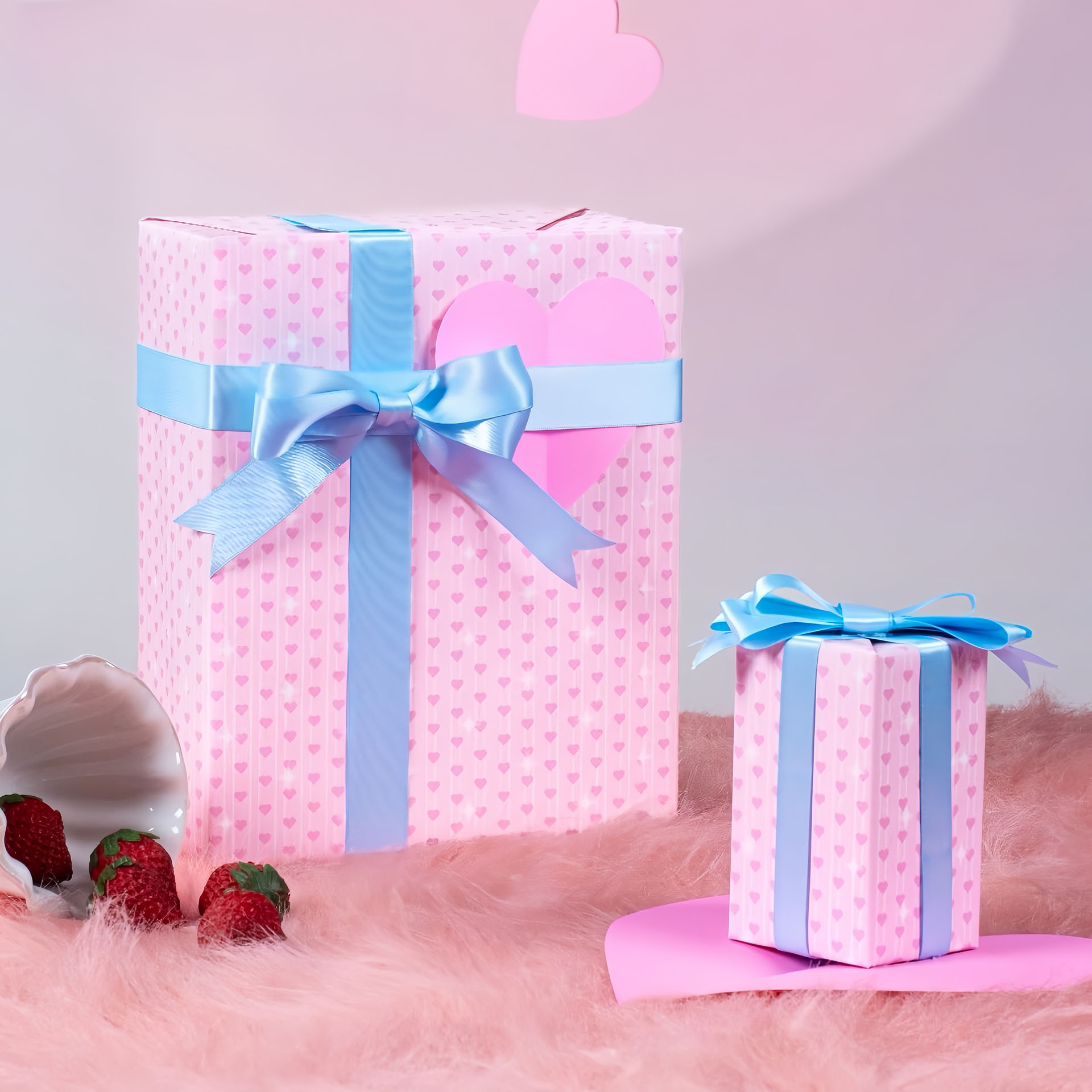 Wrapping Paper – Sweetheart Pink - Image 4
