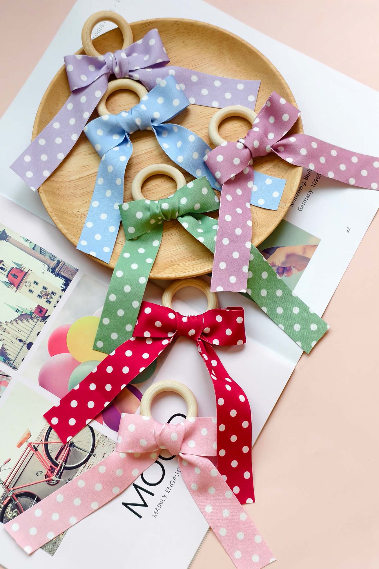 Napkin ring – Polka Joy