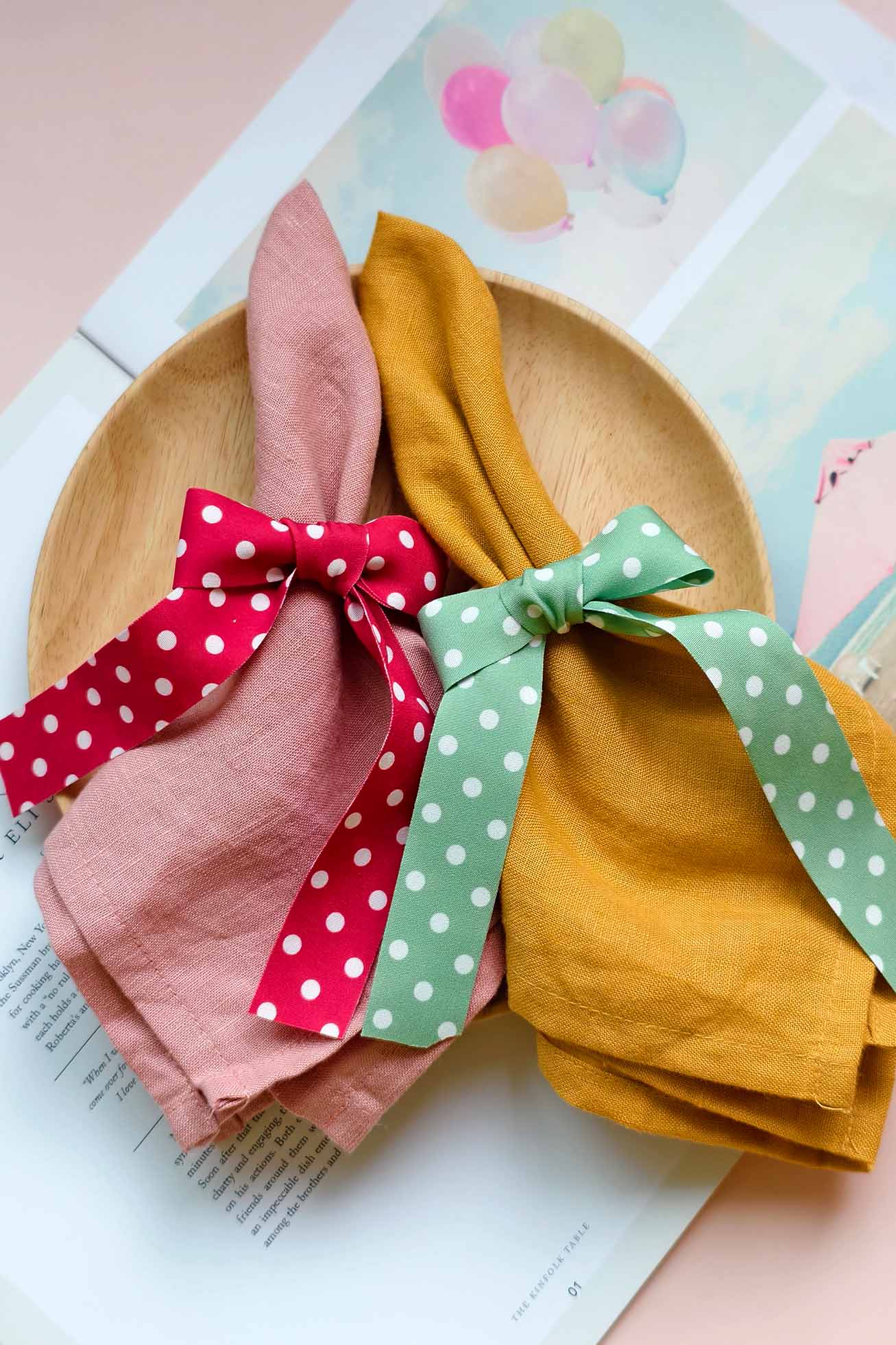 Napkin ring – Polka Joy - Image 2