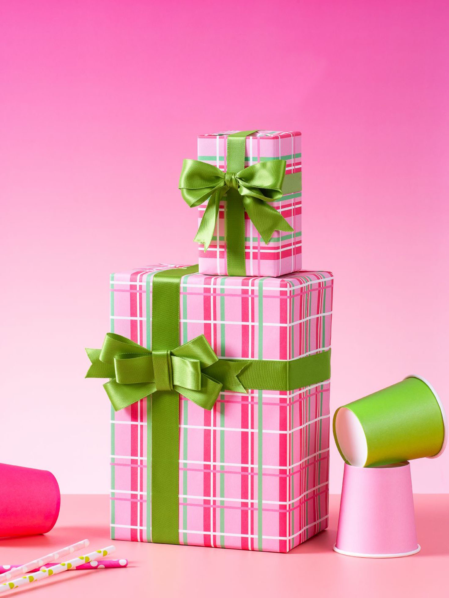Wrapping Paper – Candy Plaid - Image 3