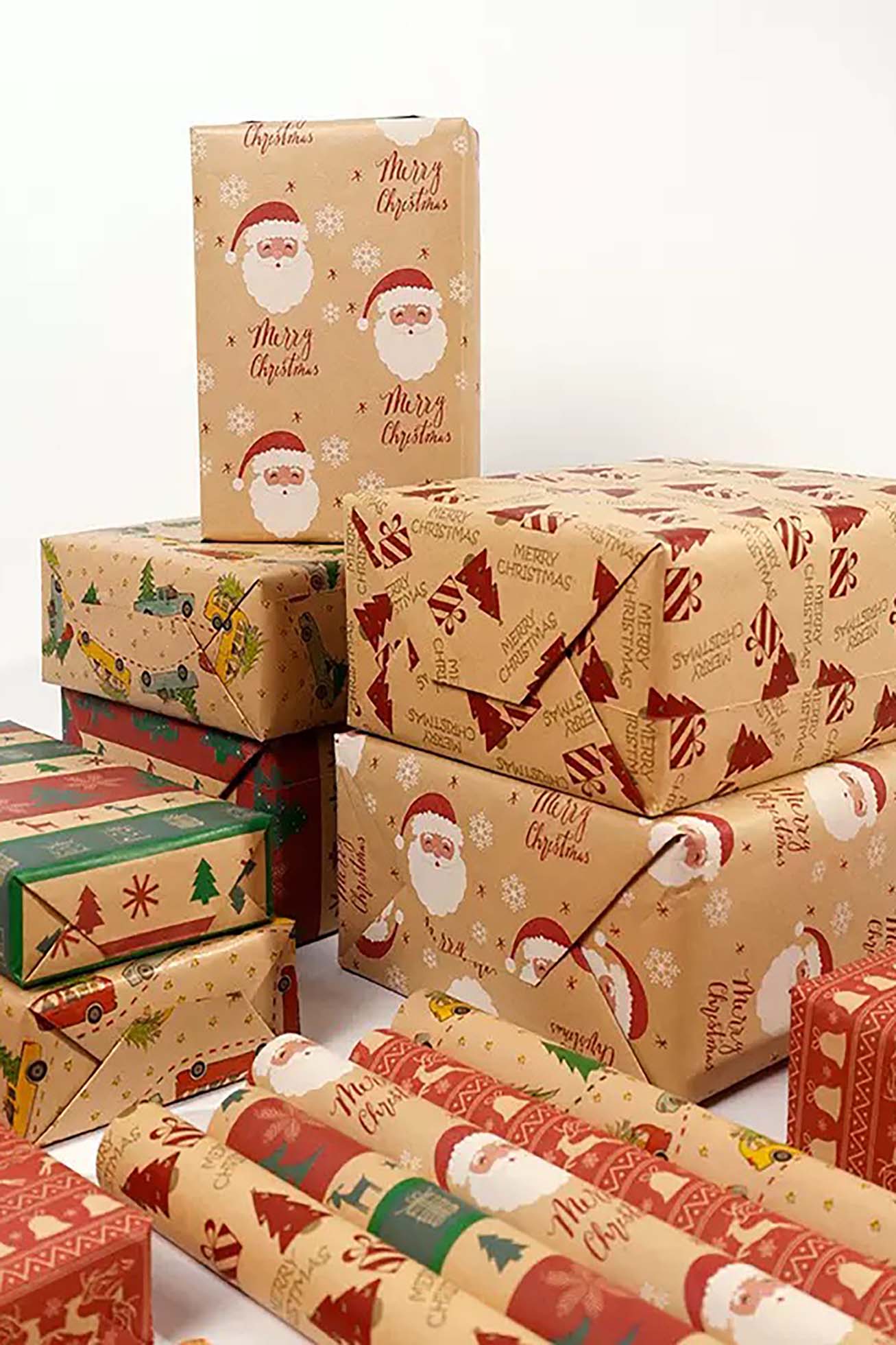 Wrapping Paper – Festive Kraft (3m roll) - Image 2