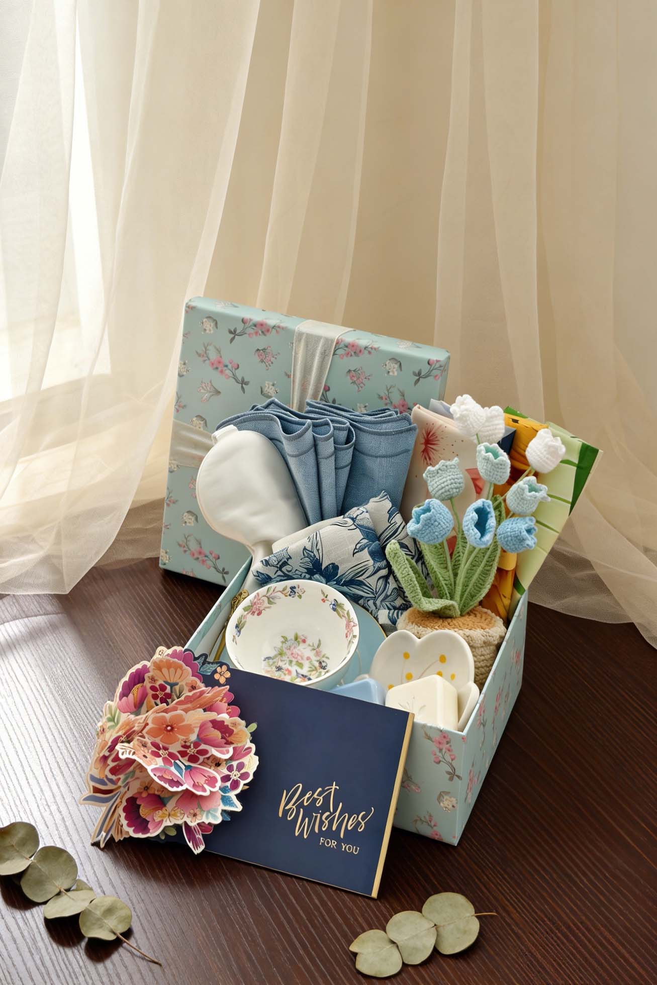 Quiet Blue Living Gift Box