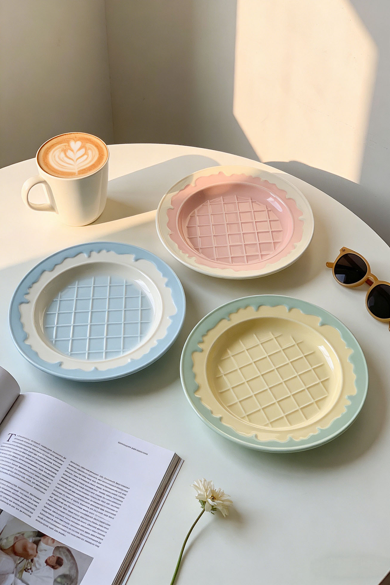 Ice Cream Drip Dessert Plate - Image 3