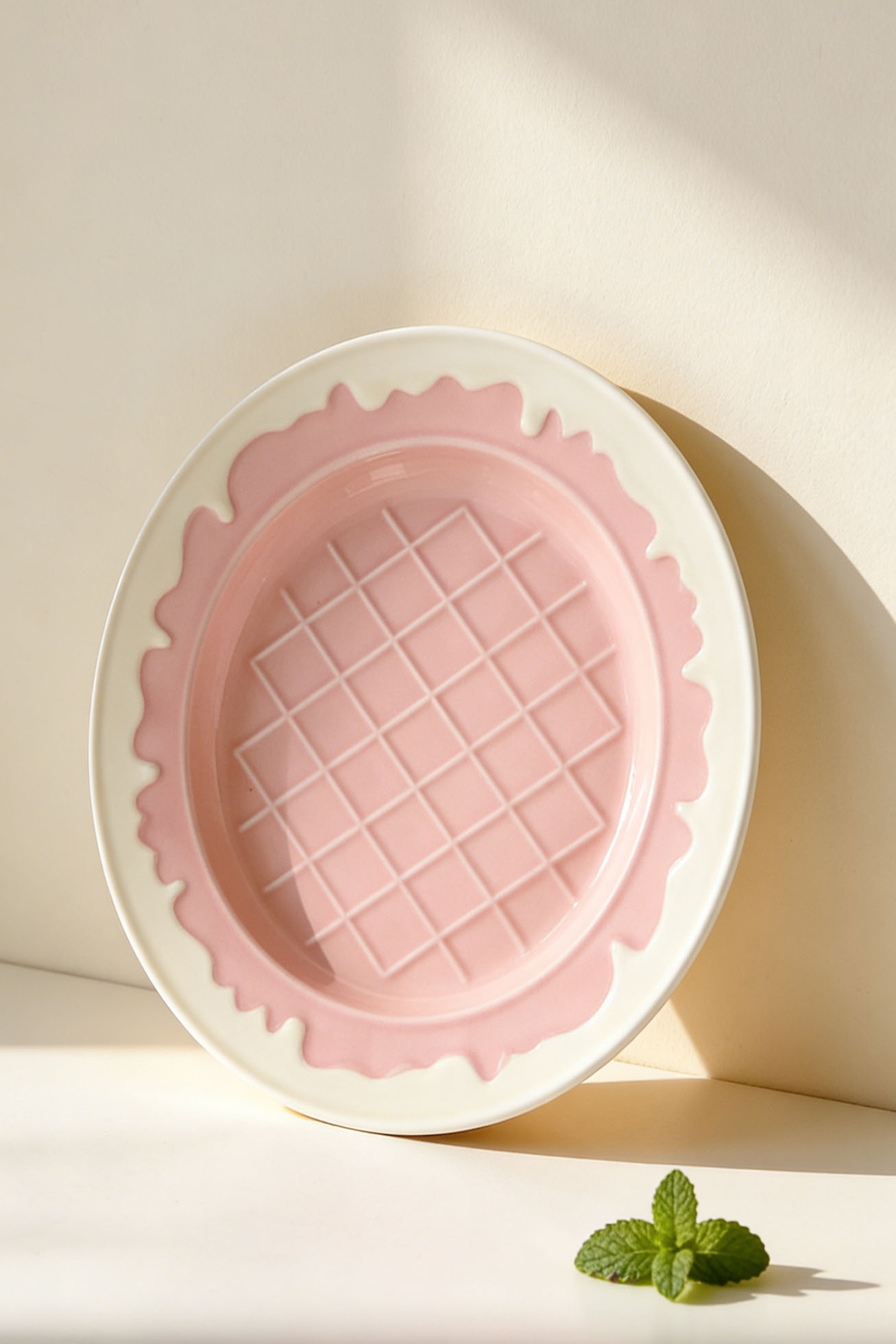 Ice Cream Drip Dessert Plate - Image 4