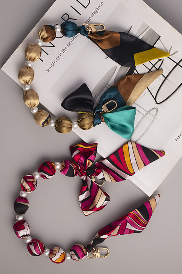 Ribbon Pearl Phone Strap